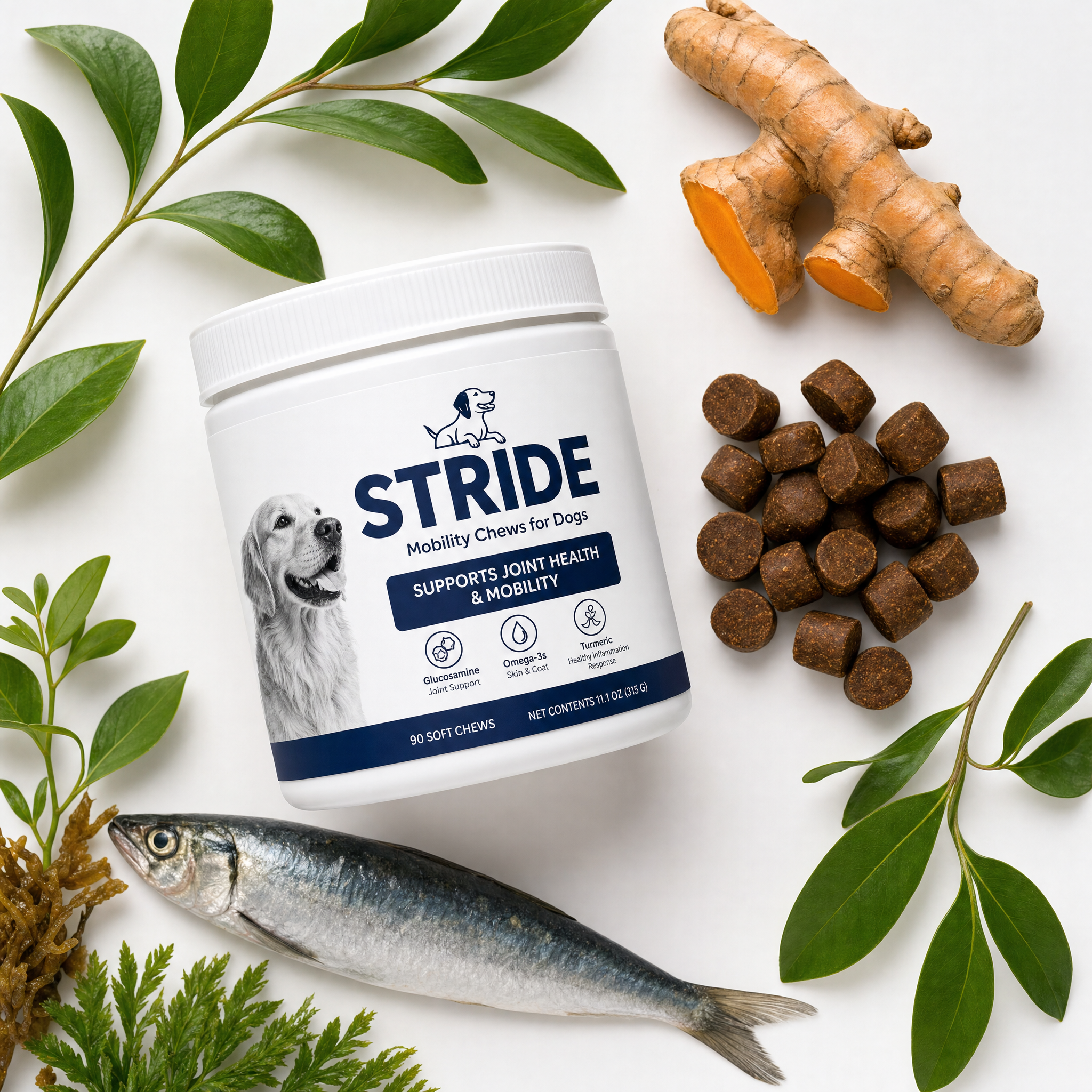 Stride — Advanced Hip & Joint Soft Chews for Dogs